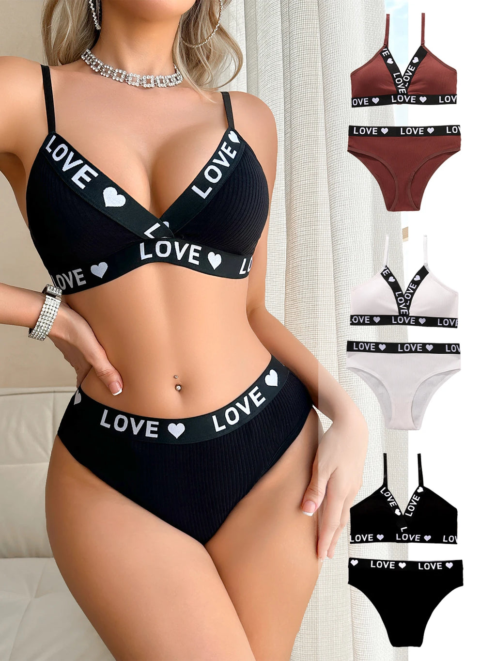 Ensemble Sous Vêtement Femme Coton